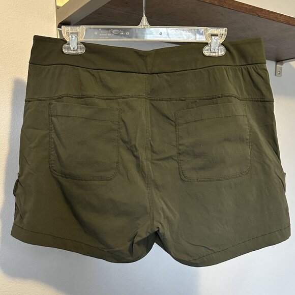 Athleta Cargo Shorts - Size 14 - army green - Picture 2 of 6
